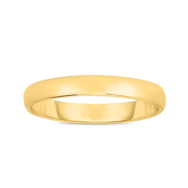 14K Gold 3mm Wedding Band Sale