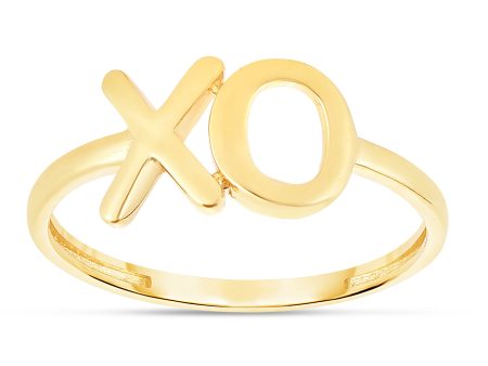 14K Gold   XO   Ring Hot on Sale