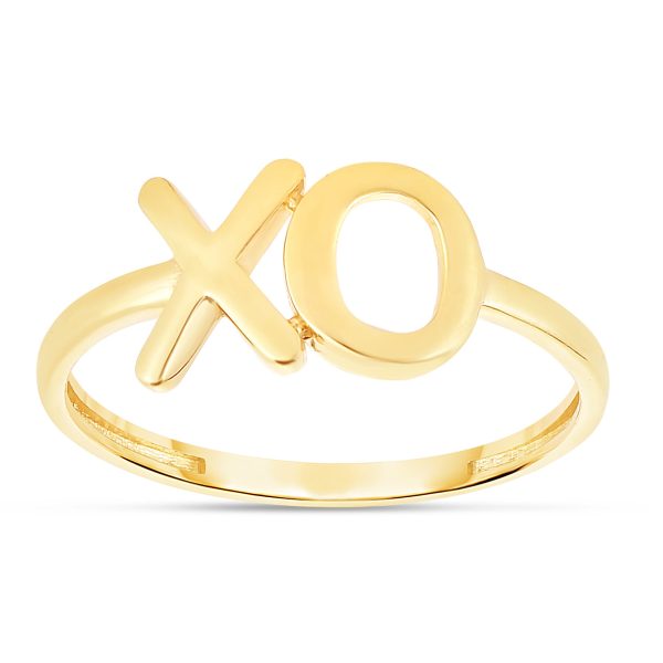 14K Gold   XO   Ring Hot on Sale